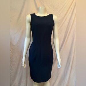 Liz Claiborne Black Sleeveless Midi Dress